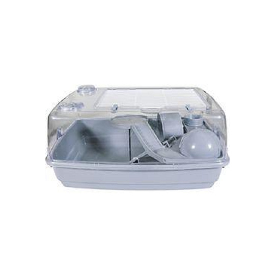 Klec křeček PRIMO VISION 55cm šedá/bílá Zolux