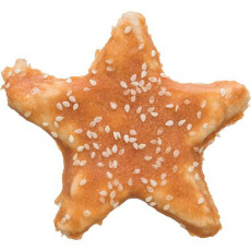 DentaFun Chicken Star, byvolie hviezdičky v kuracom mäse [150 ks], 9 cm / 30 g