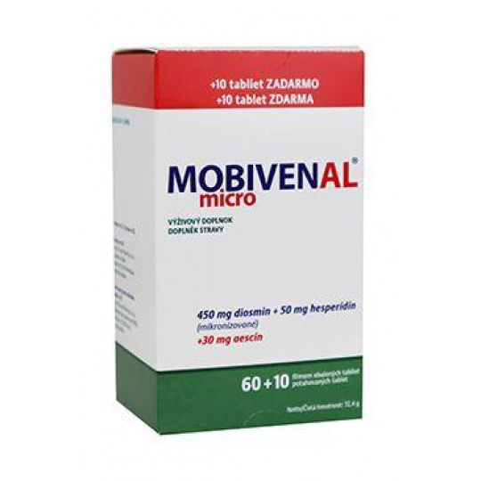 MOBIVENAL micro 60+10tbl zadarmo
