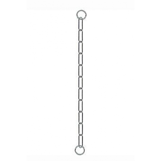 Obojok kovový sťahovák dlhé oká 1-radový 55cm Obojok kovový sťahovák dlhé oká 1-radový 55cm