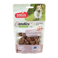Pochúťka pes CANDIES Mini srdiečka vápnik 150g Zolux