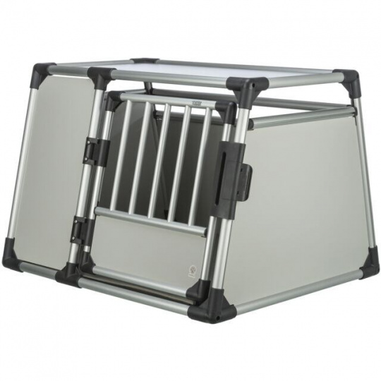 Transportná klietka - hliníkový rám, pevné panely 93 x 64 x 81 cm, nosnosť 40 kg