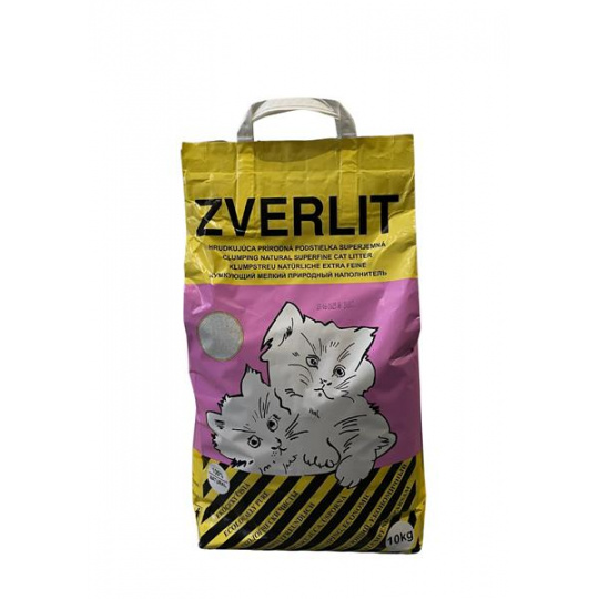ZVERLIT Podstielka ružová, super jemná, mačka 10kg ZVERLIT Podstielka ružová, super jemná, mačka 10kg