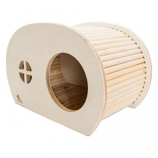 PetBuddy karavan, prírodný domček, 34.5 x 20 x 22 cm, borovicové drevo PetBuddy karavan, prírodný domček, 34.5 x 20 x 22 cm, borovicové drevo