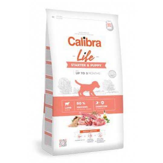 Calibra Dog Life Starter & Puppy Lamb 750g