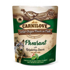 Carnilove Dog Pouch Paté Pheasant & Raspberry 300g