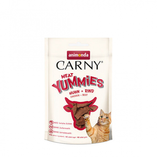 ANIMONDA Carny Adult Meat Yummies - kuře + hovězí 50 g ANIMONDA Carny Adult Meat Yummies - kuře + hovězí 50 g