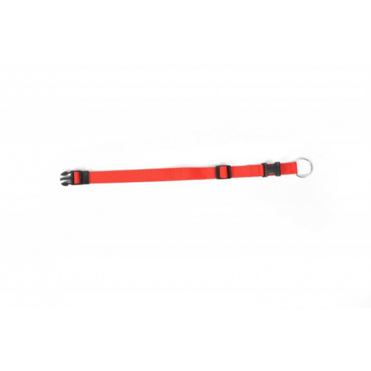 Obojok DUVO+ Nastaviteľný nylon červený 22-35 cm/ 10mm Obojok DUVO+ Nastaviteľný nylon červený 22-35 cm/ 10mm