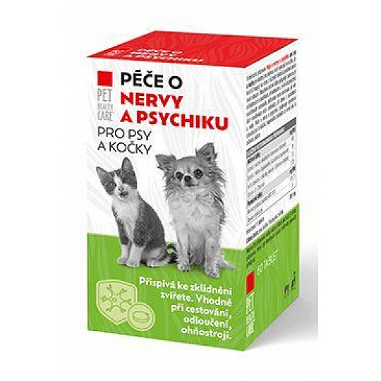Starostlivosť o nervy a psychiku pre psy a mačky 60tbl PHC
