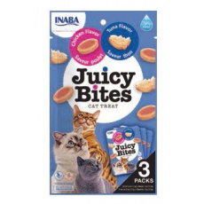 Churu Cat Juicy Bites Kuracie&Tuniaková príchuť 3x11,3g