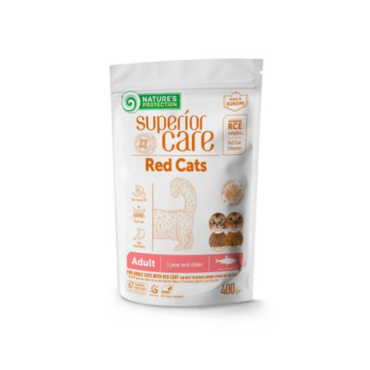 Natures P Superior care red cat GF adult sleď all breed 400 g