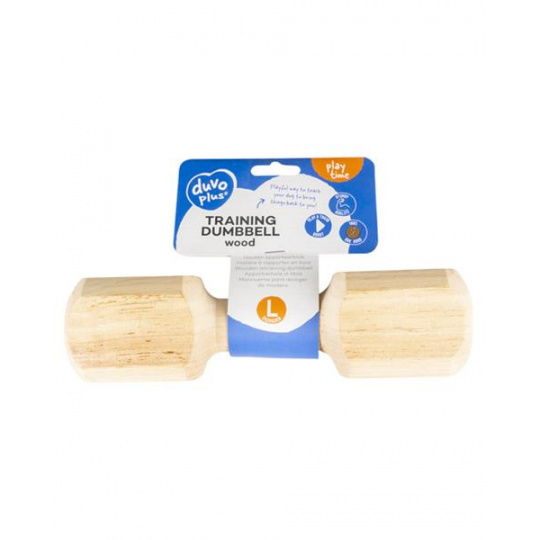 Hračka DUVO+ Činka drevená na aportovanie L - 24,5x6,5x6,5cm - 475g