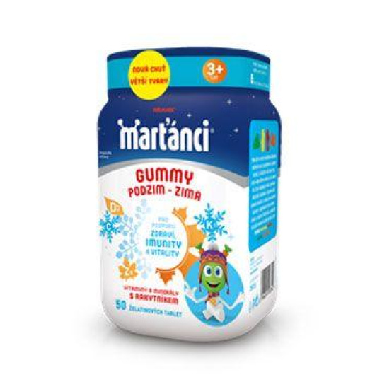 Multivitamin Marťánci Gummy Podzim-Zima Walmark 50tbl