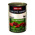 Animonda GRANCARNO® dog adult hovädzie a kačacie srdcia bal. 6 x 400g konzerva