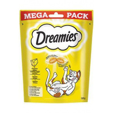 Dreamies maškrta pre mačky Mega Pack so syrom 180g