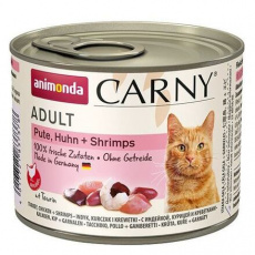 ANIMONDA konzerva CARNY Adult - morka, kura+rak 200g