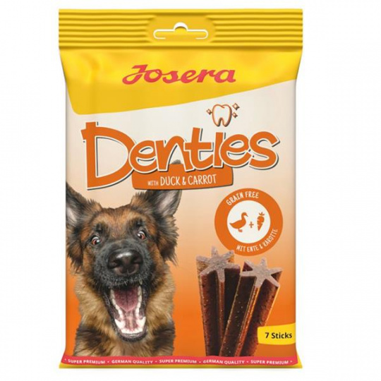 Josera maškrta Dog Denties with Duck&Carrot 180 g Josera maškrta Dog Denties with Duck&Carrot 180 g