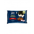 Nestlé FELIX Tasty shreds cat Multipack hovädzie&kuracie v šťave kapsička 4x80 g