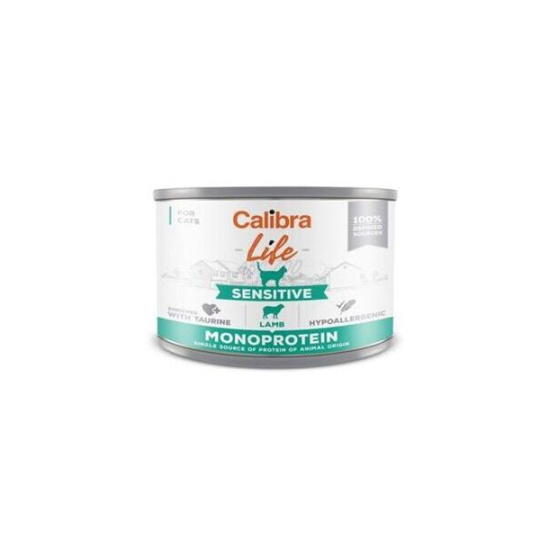Calibra KONZERVA cat Life Adult Sensitive jahňacie 6 x 200 g