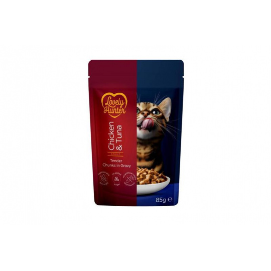 LOVELY HUNTER cat adult KAPSIČKA chicken&tuna 85 g LOVELY HUNTER cat adult KAPSIČKA chicken&tuna 85 g