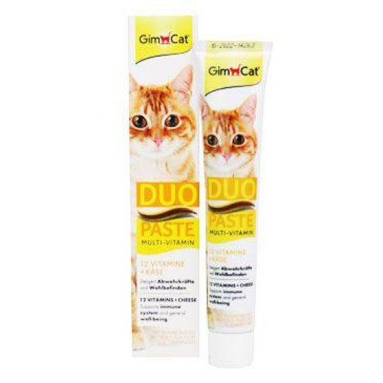 Gimcat Duo pasta multivitamín+sýr 50g