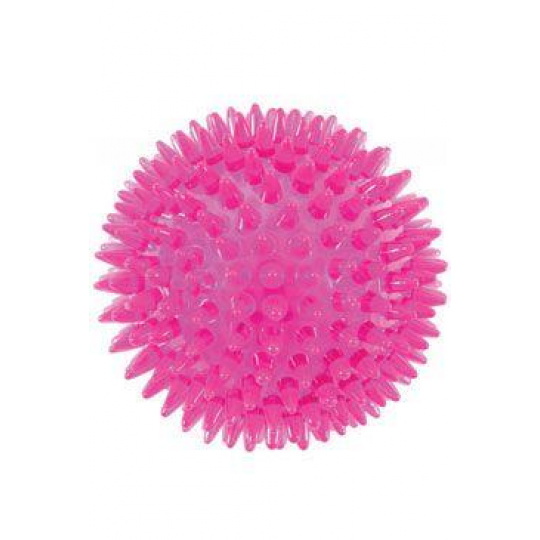 Hračka pes BALL SPIKE TPR POP 13cm s ostňami ruž Zolux Hračka pes BALL SPIKE TPR POP 13cm s ostňami ruž Zolux