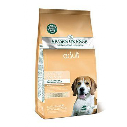 Arden Grange Dog Adult bohaté na čerstvé bravčové mäso a ryžu 12kg