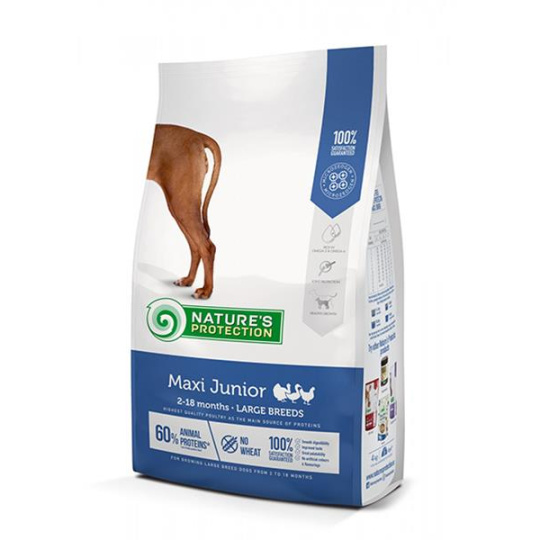 Natures P dog junior maxi hydina 12 kg