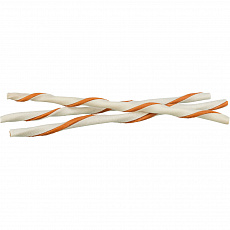 Twisters - skrútené tyčinky plnené kuracím mäsom [50 ks], 34 cm/40 g