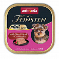 ANIMONDA paštika Vom Feinsten MINI Junior - drůbeží, zvěřina, brusinky pro psy 100 g