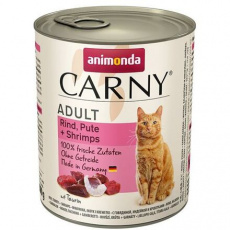 ANIMONDA konzerva CARNY Adult - hovädzie, morka, raky 800g