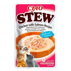Churu Cat Stew Chicken with Salmon Recipe 40g