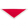 Xmas NECKERCHIEF - vianočný zamatový šál, červená