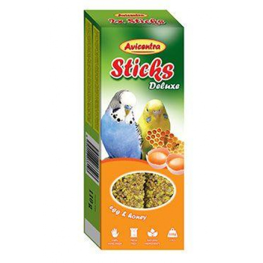 Avicentra tyčinky andulka - vajce+med 2ks