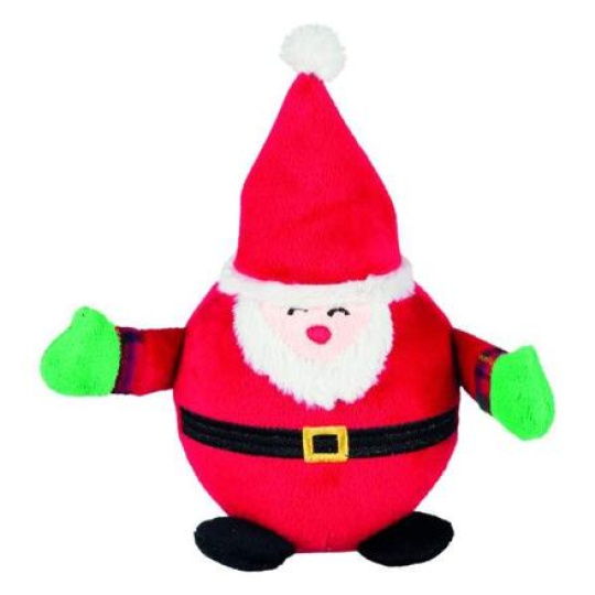 Vánoční kulaté figurky SANTA CLAUS, TUČNÁK, SNĚHULÁK 18 cm