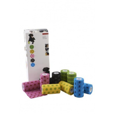 Bandáž KRUUSE Fun-Flex Pet 10 cm x 4,5 m, 10 ks