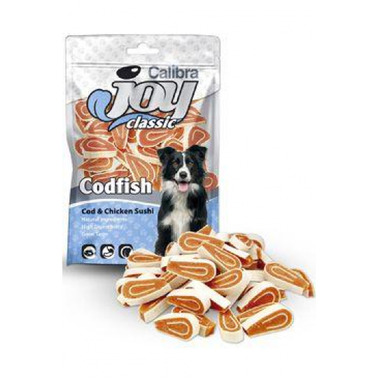 Calibra Joy Dog Classic Cod & Chicken Sushi 80g