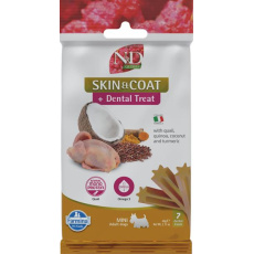 Pamlsok Farmina Quinoa Dog Skin Coat Quail Adult Mini 60g