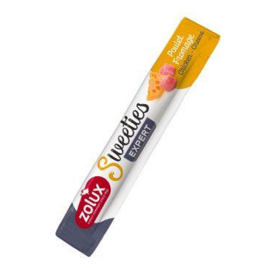 Pochúťka pes SWEETIES kuracie+syrový krém.tyčinka 14g Zolux