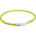 Flash USB svietiaci obojok XS-XL 70 cm / 10 mm, zelený