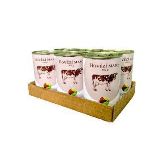 BOHEMIA MASO Hovädzie vo vlastnej šťave SIX PACK 6x400g