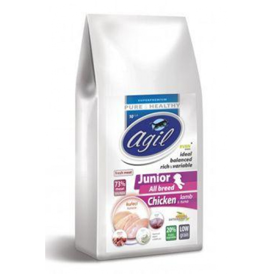 Agil Junior All Breed Low Grain Chicken&Lamb&Tuna 10kg Agil Junior All Breed Low Grain Chicken&Lamb&Tuna 10kg