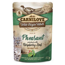 Carnilove Cat Pouch Bažant & Malinové listy 85g Carnilove Cat Pouch Bažant & Malinové listy 85g