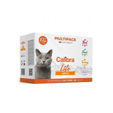 Calibra Cat Life kapsička Adult Multipack 12x85g Calibra Cat Life kapsička Adult Multipack 12x85g
