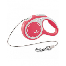 Vodítko Flexi New Comfort lanko M 5 m červené (do 20 kg) Vodítko Flexi New Comfort lanko M 5 m červené (do 20 kg)