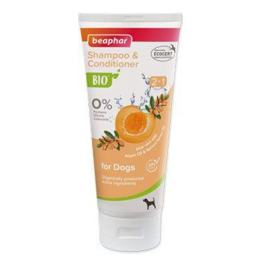Beaphar Šampón BIO s kondicionérom 2v1 200ml Beaphar Šampón BIO s kondicionérom 2v1 200ml