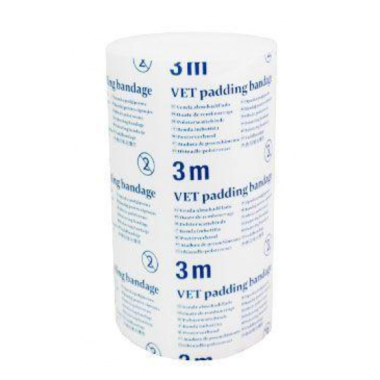 Obväz polstrovaný polyester.VET15cmx3m CVET