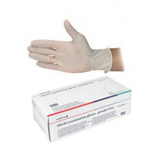 Rukavice hniezdo.vyš.CVET nitril XL/100ks bez púdru, biele
