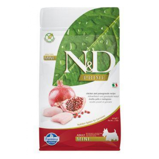 N&D PRIME DOG Adult Mini Chicken&Pomegranate 800g