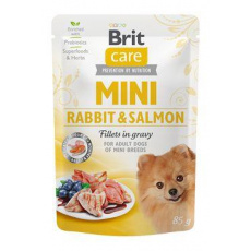 Brit Care Dog Mini Rabbit&Salmon fillets in gravy 85g